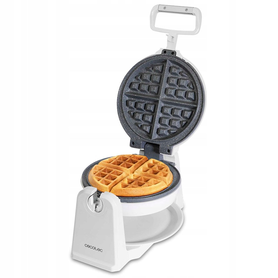Cecotec Fun Waffle Stone Sphere Electric Waffle Iron For Kitchen Toasting
