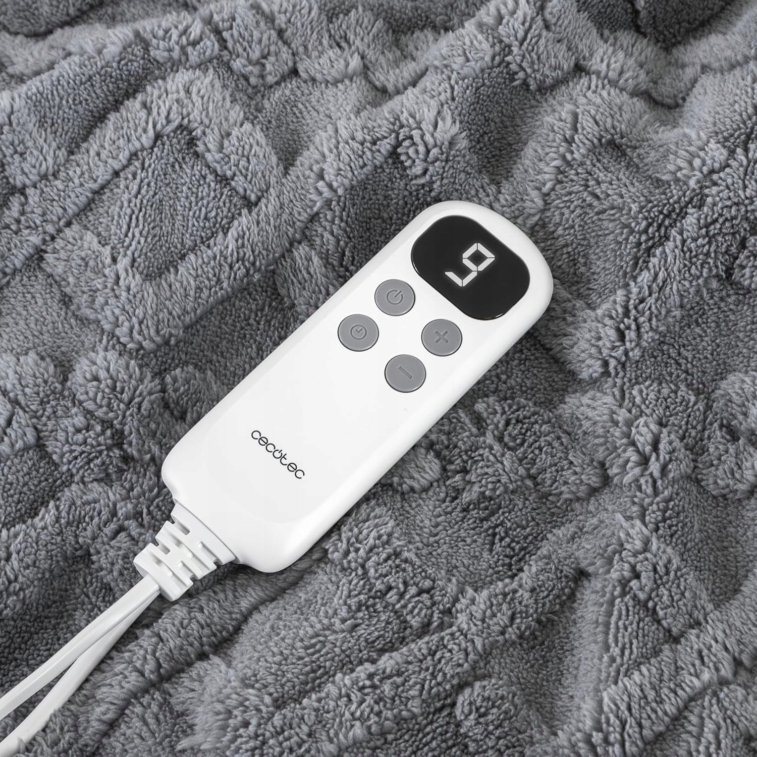 Cecotec HeatConfort Luma ELECTRIC HEATING BLANKET 160x130 10 temp adjustment Brand Cecotec
