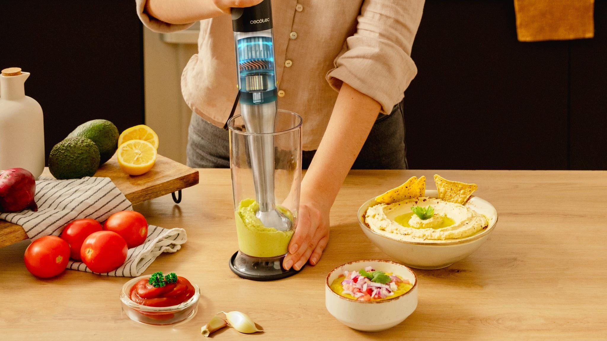 Cecotec Katana 15 Jar B Hand Blender 1500W 4 Blades 21 Levels Black Manufacturer code 3968
