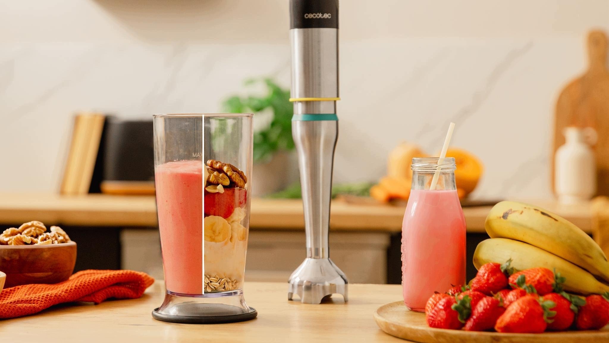 Cecotec Katana 15 Jar B Hand Blender 1500W 4 Blades 21 Levels Black Packaging status original