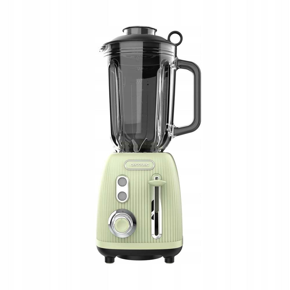 Cecotec Power Black Titanium RetroGreen Chalice Blender 1200W Green Packaging status original