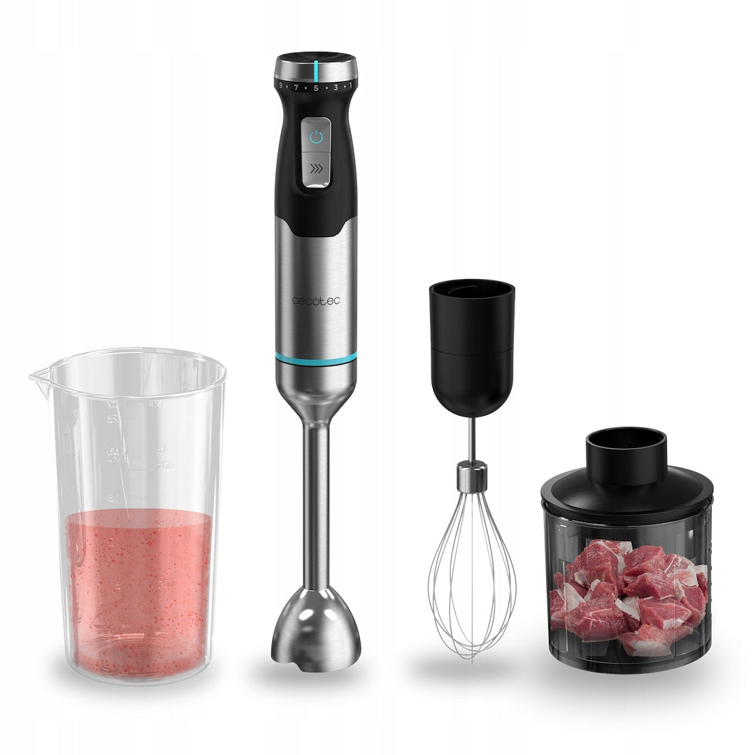 Cecotec Power Pulsar 2300MAX Cream Crush Hand Blender with Accessories