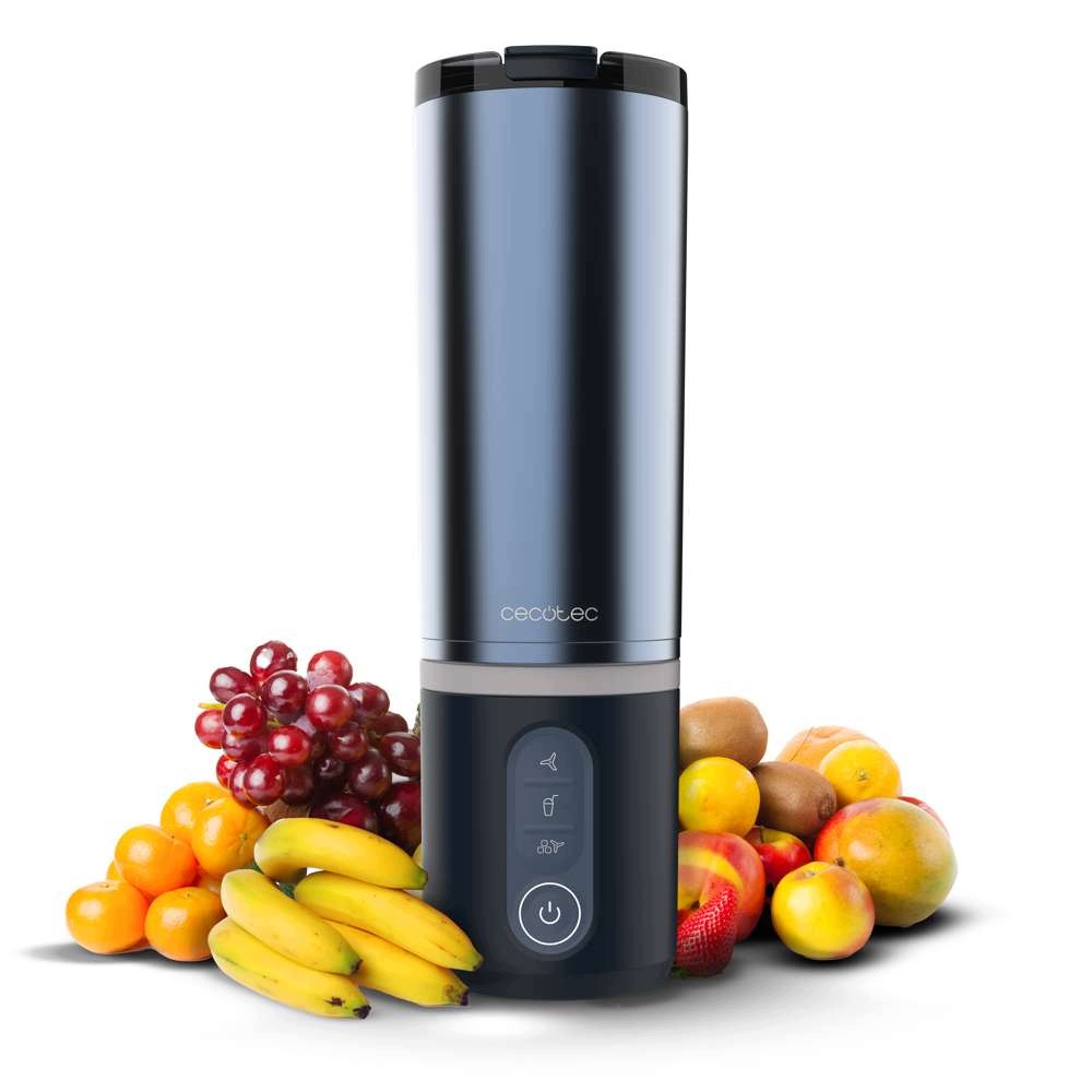 Cecotec Power Titanium Shake2Go Dark Steel Personal Blender Navy Blue
