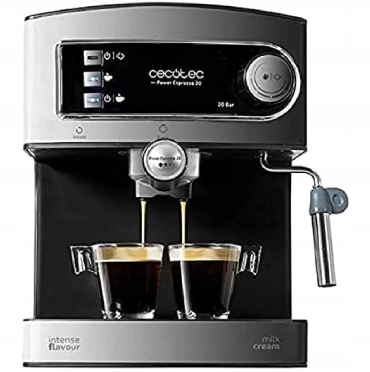 Cecotec PowerEspresso 20 850W 20 Bar Silver Black