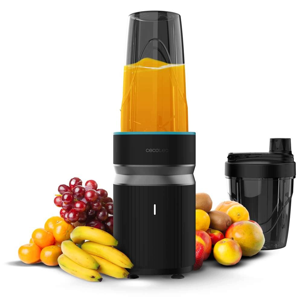 Cecotec PowerTitanium 1000 Push2Go Personal Blender 1000W 6 Blades Steel