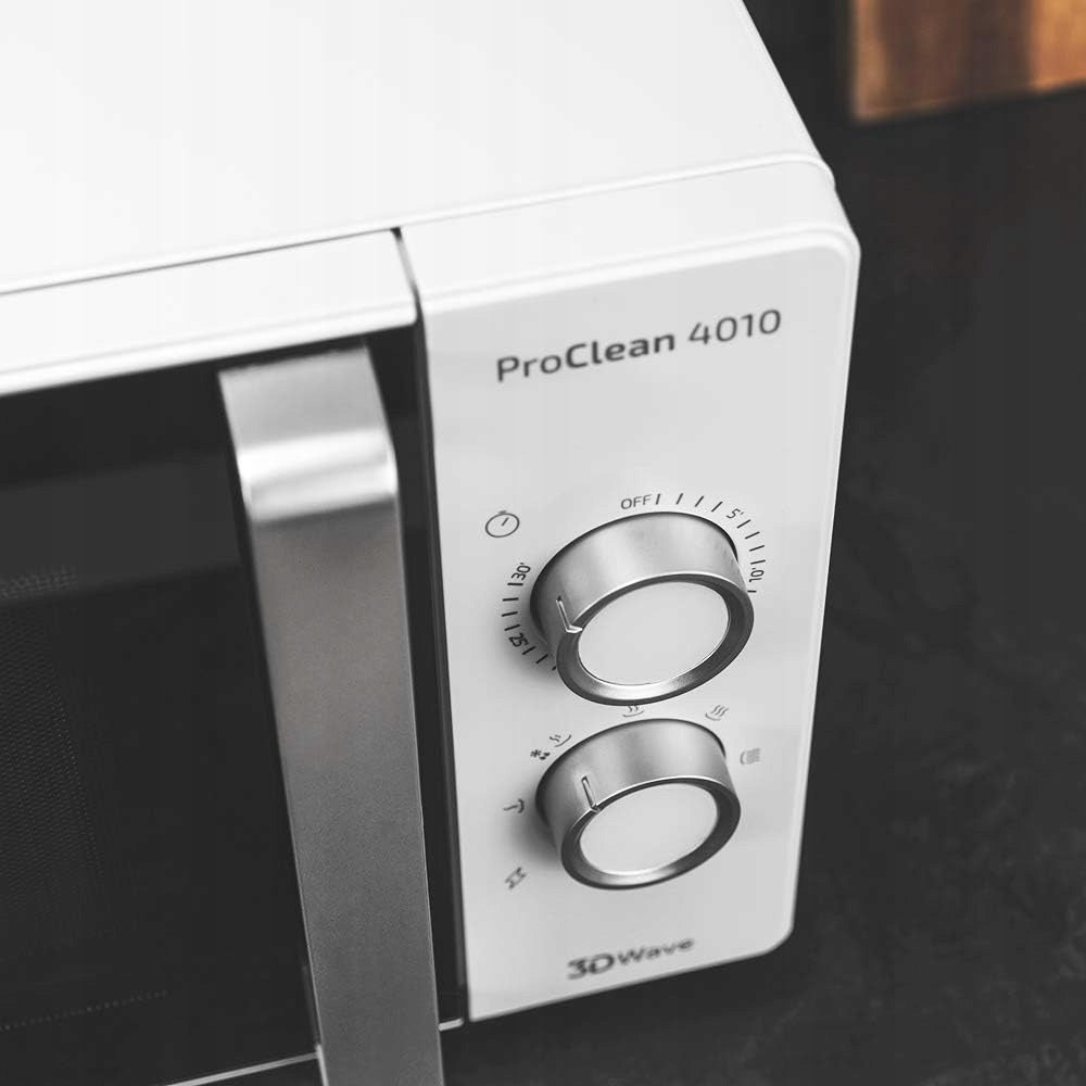 Cecotec ProClean 4010 microwave 800W 23L white defrost 6 power timer Model ProClean