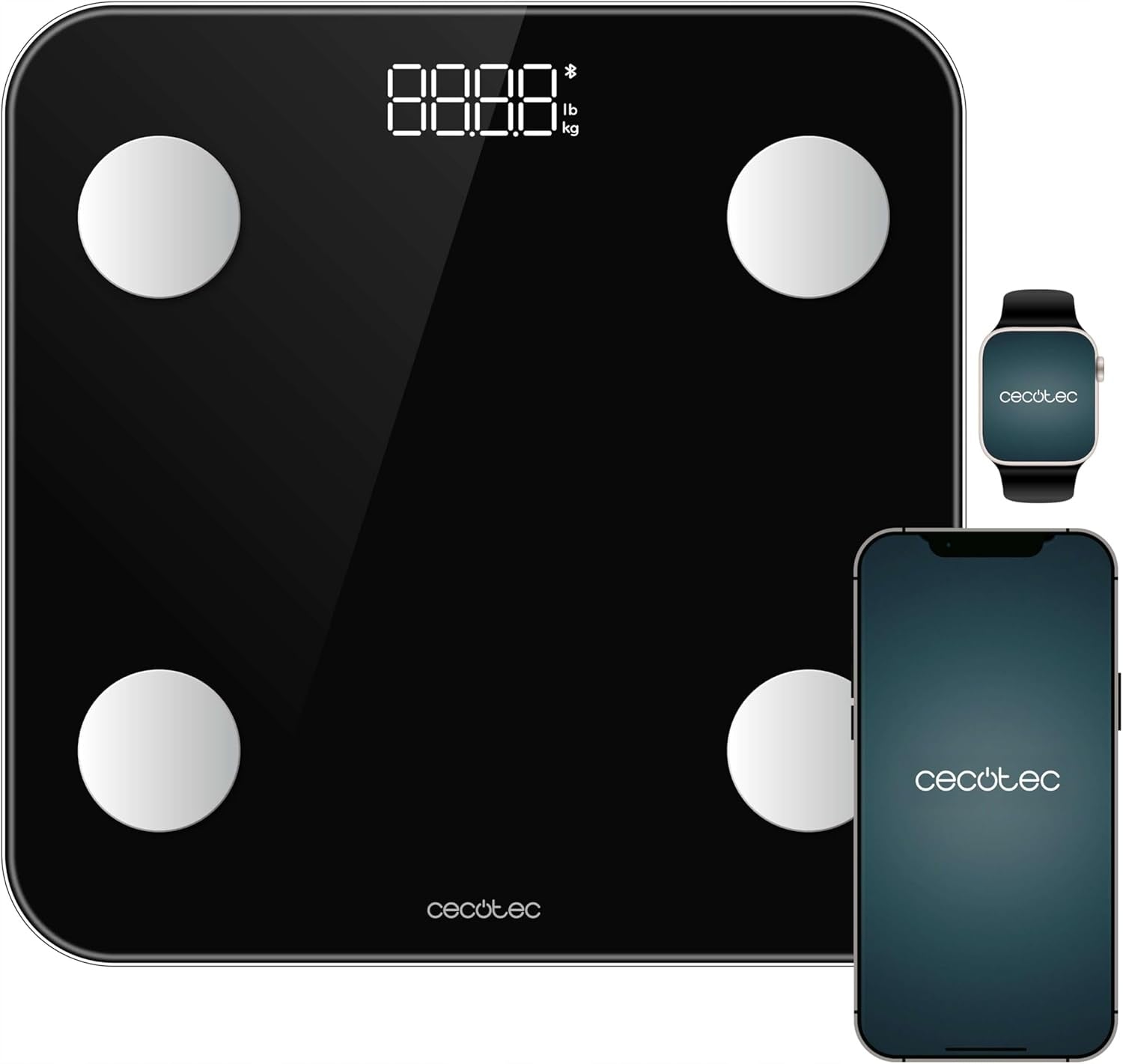Cecotec Smart Bathroom Scale with Surface Precision Smart App