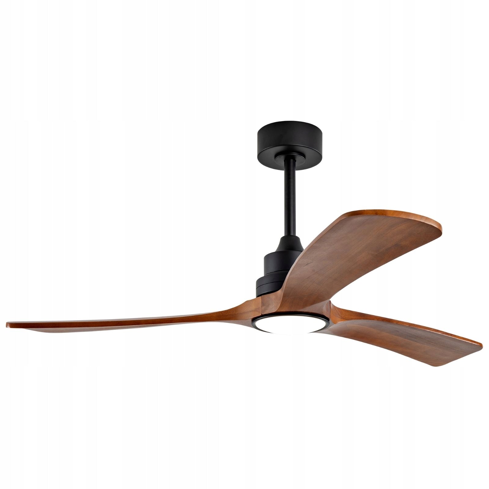 Ceiling Fan 52 Inch Lighting Remote Control Wood Dominant color brown
