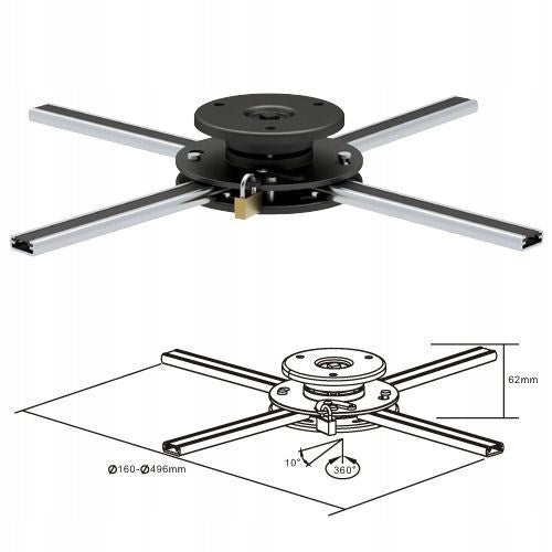 Ceiling Mount 6 CM For Projector 20 KG Brand Kraftmann