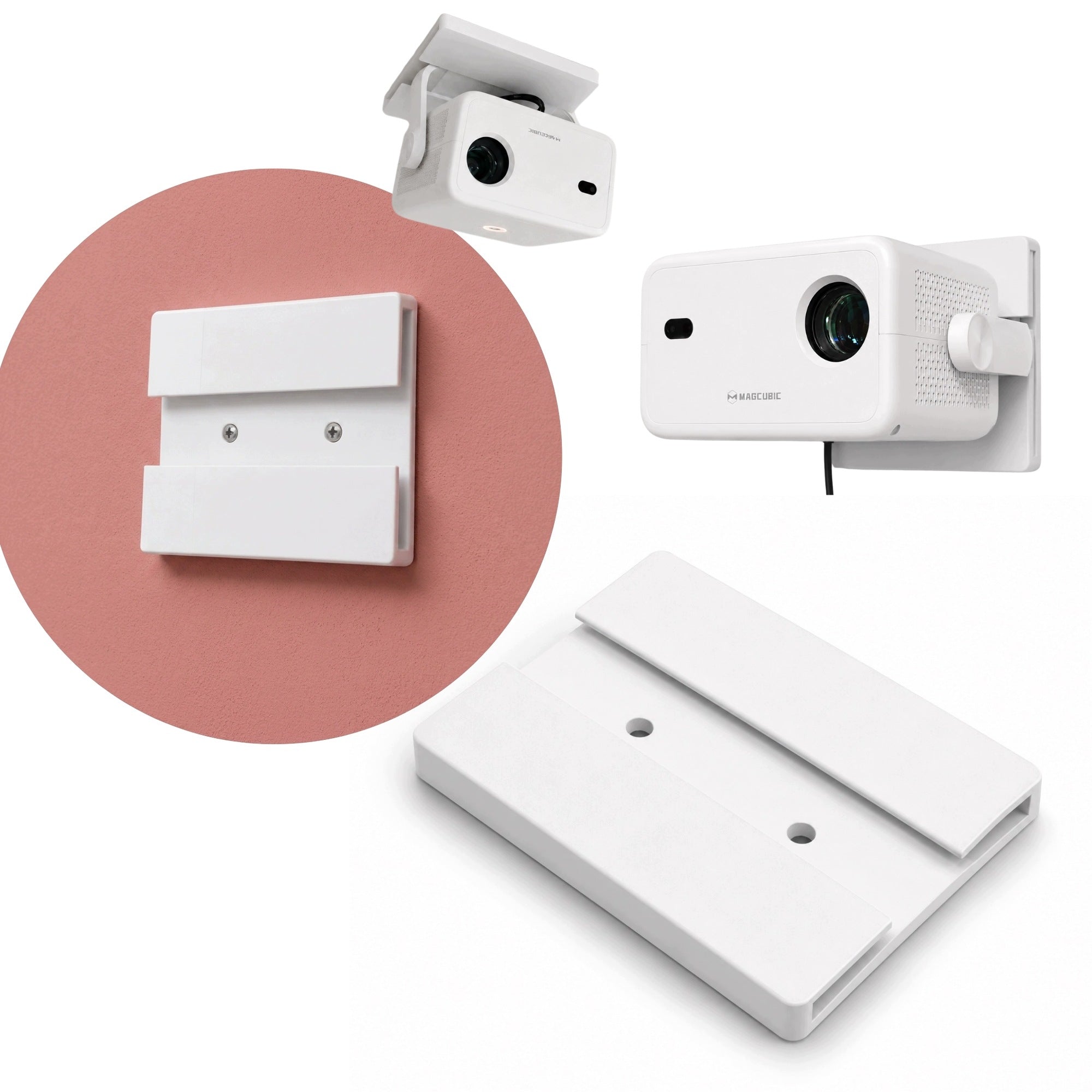 Ceiling Wall Mount for Magcubic Projector L018 White for Projector