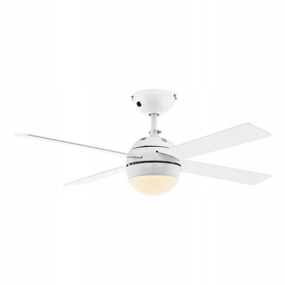Ceiling fan EGLO LOSCIALE white with lighting 1xE27 + remote control Packaging status original