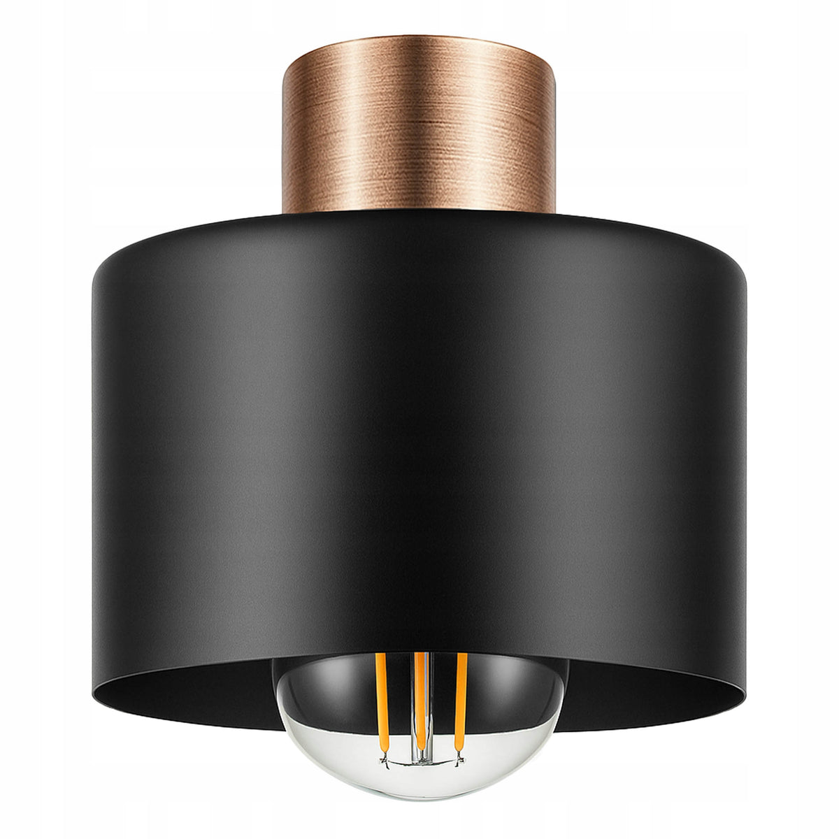 Ceiling lamp hanging LED CHANDELIER PLAFON loft modern E27 black Manufacturer code LX-1020 black cooper