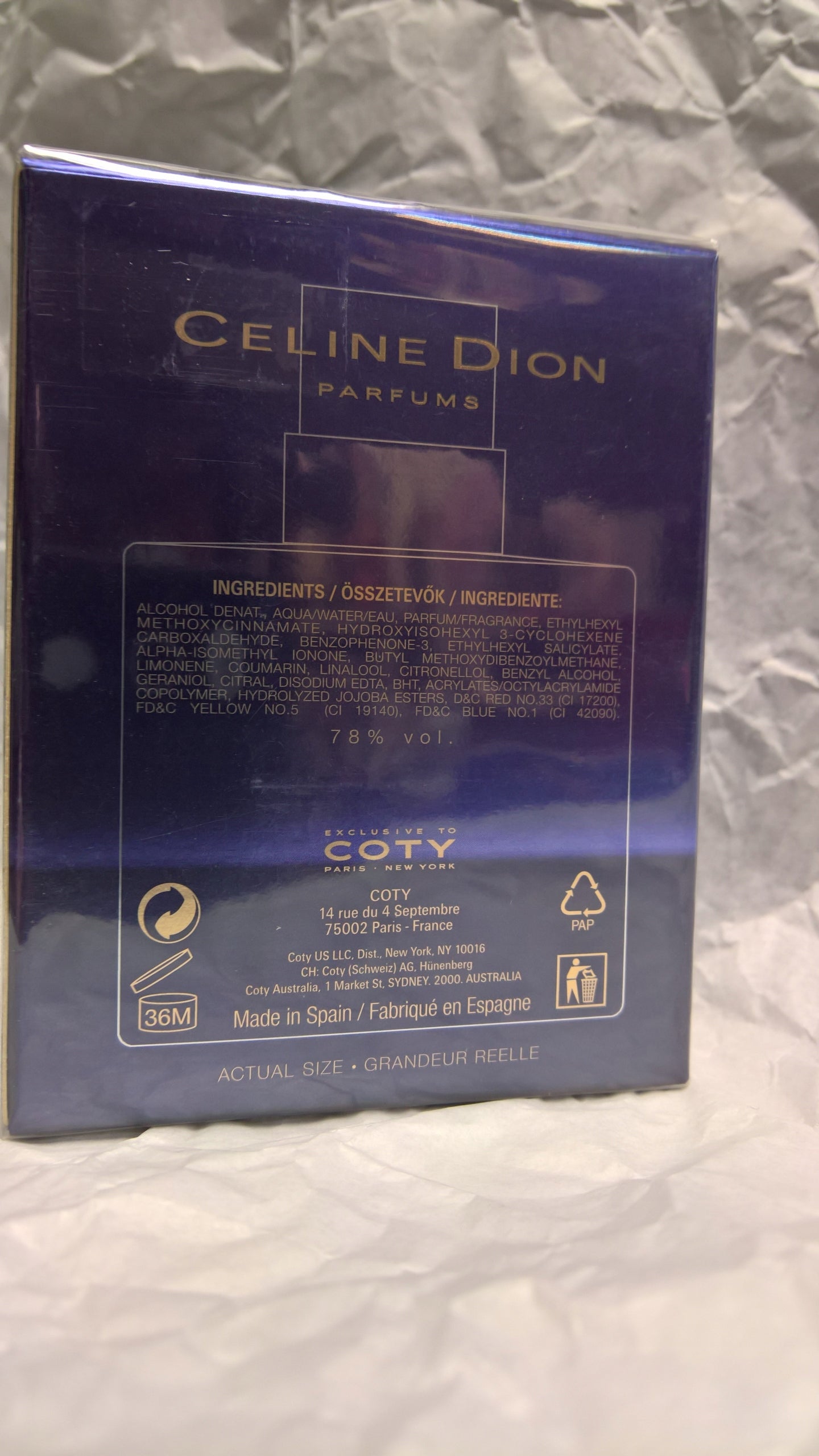 Celine Dion Paris Nights Woman EDT 30 ml - UNIQUE Brand Celine Dion