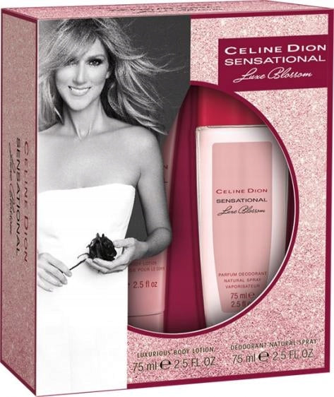 Celine Dion Sensational Luxe Blossom deo perfumed 75ml + lotion 75ml