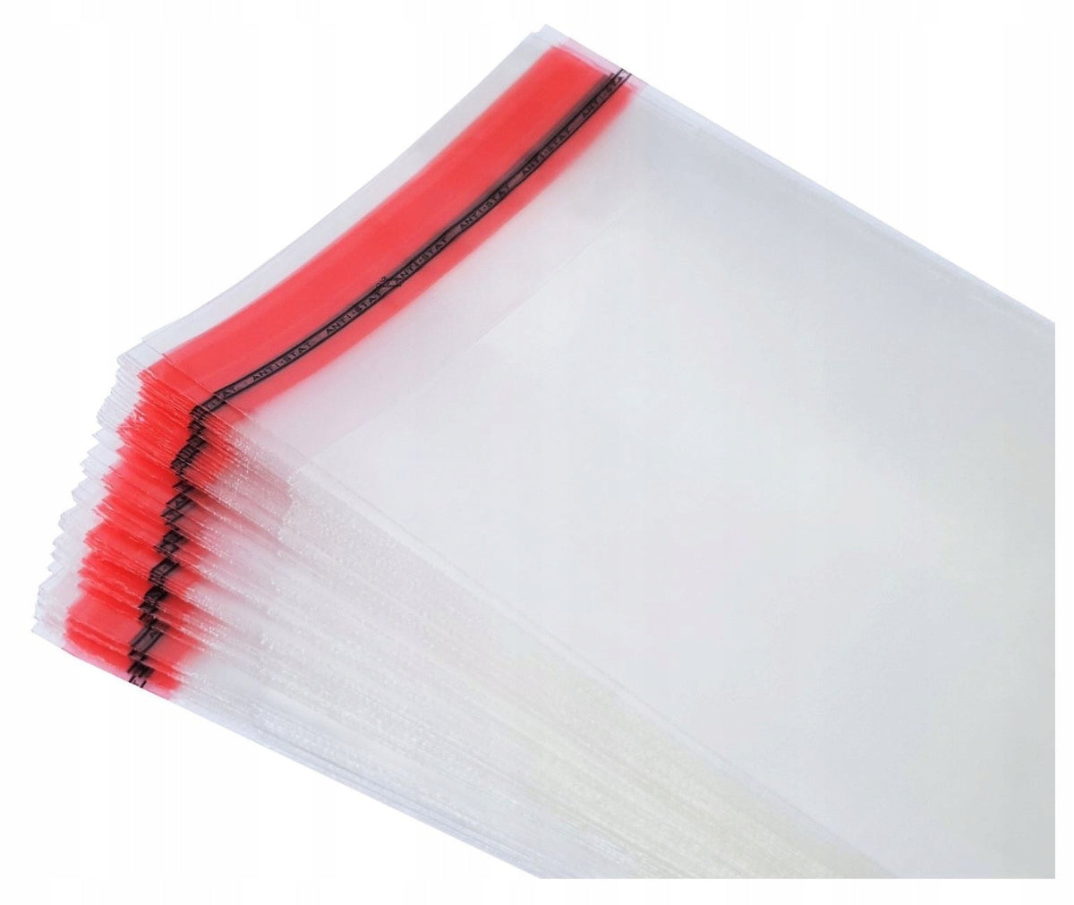 Cellophane bags foil with TAPE TAPED 9,4x15