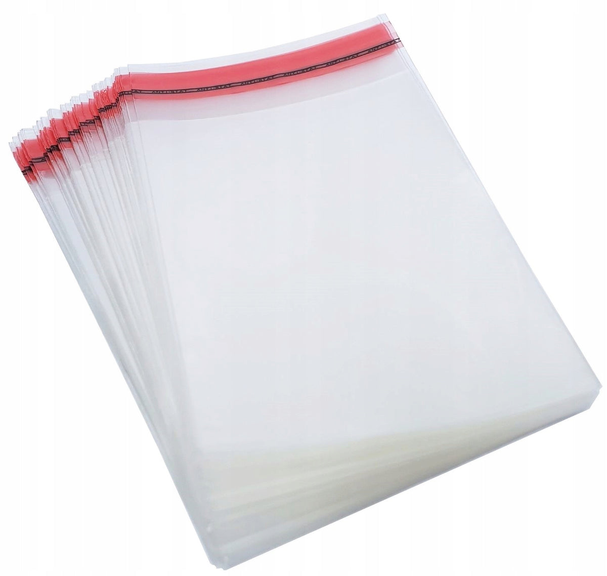 Cellophane foil bags TAPED 7x9 tab with TAPE 100 pcs