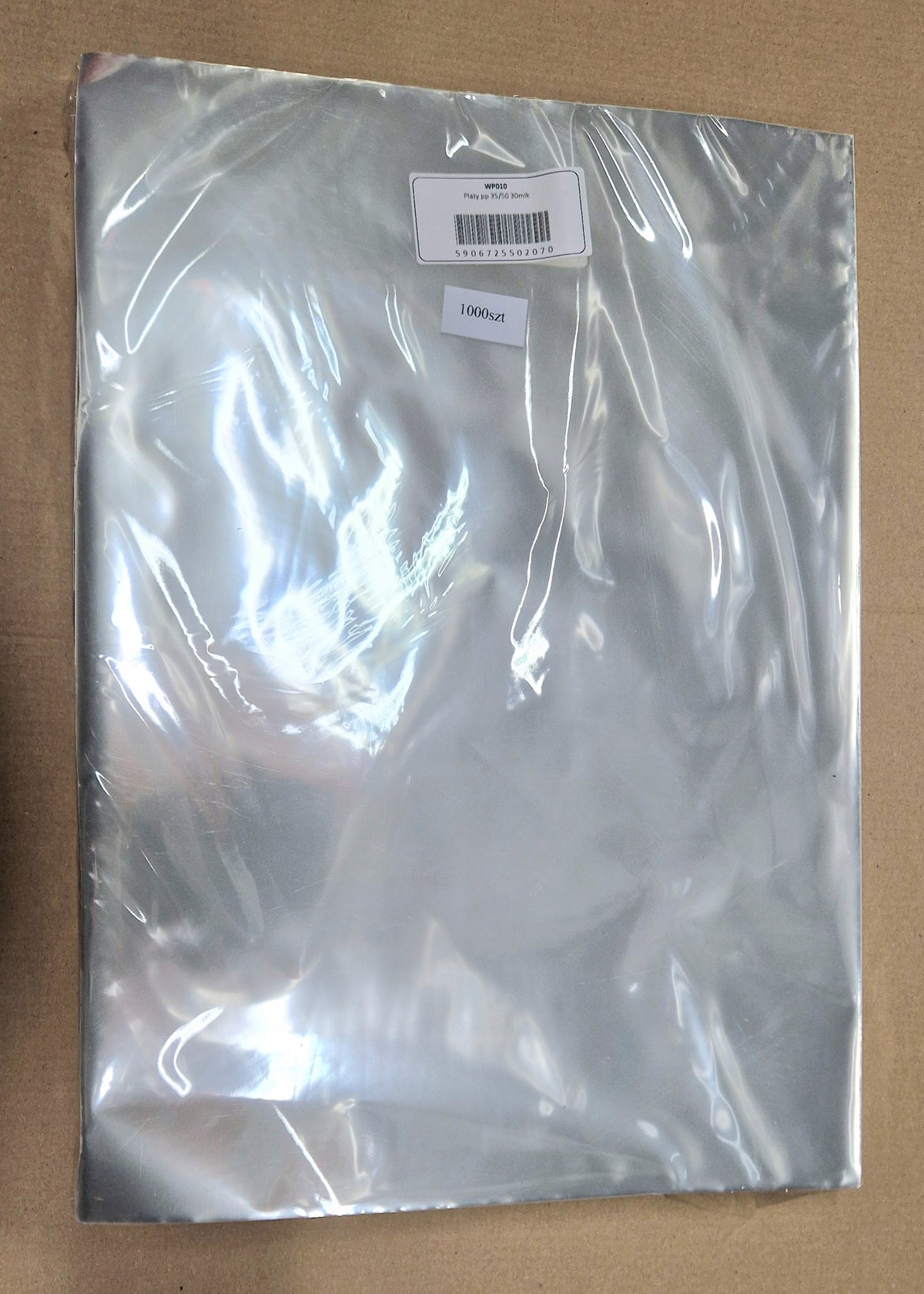 Cellophane foil sheet 35x50cm. 1000 pcs.