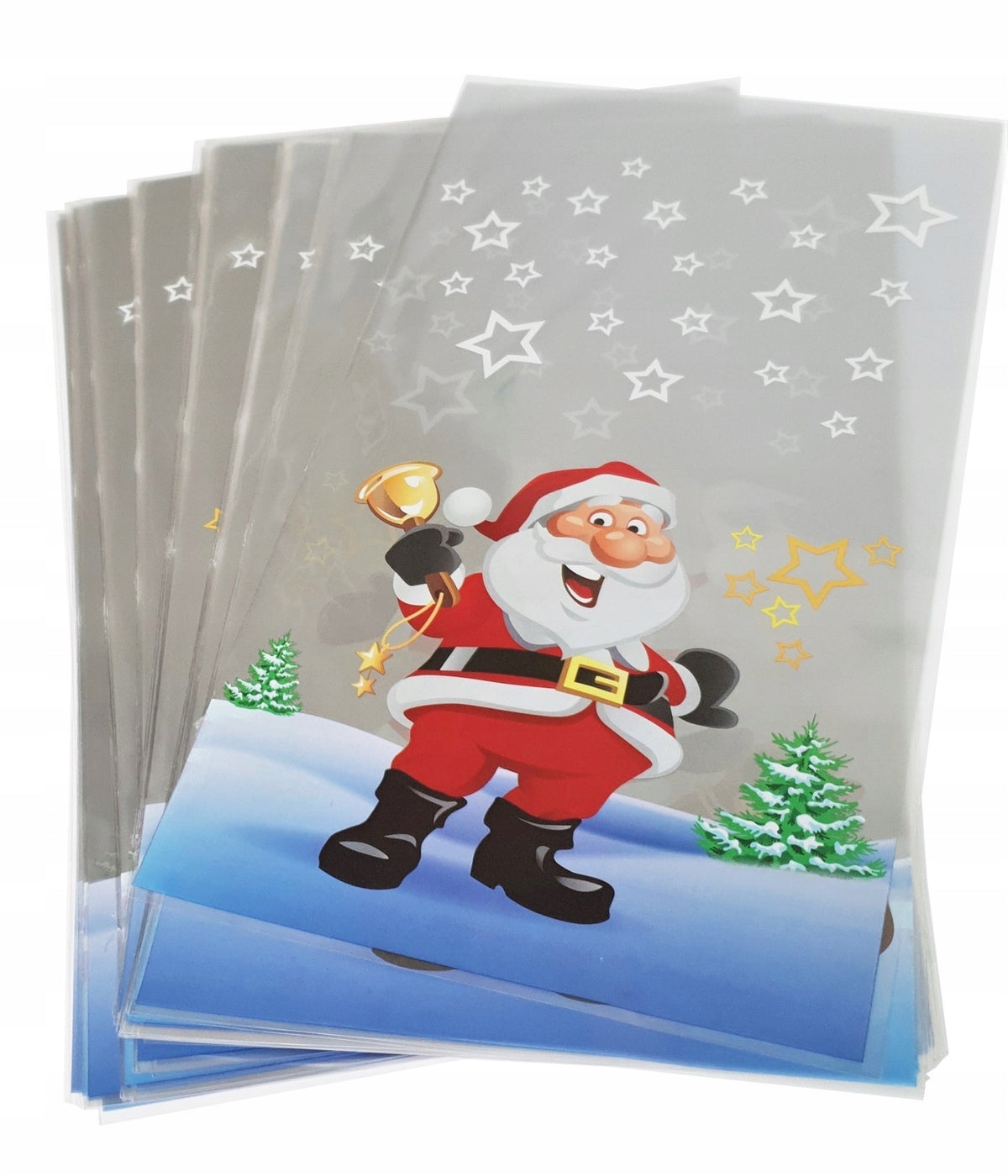 Cellophane gift bags CHRISTMAS 20x35 50 NMK