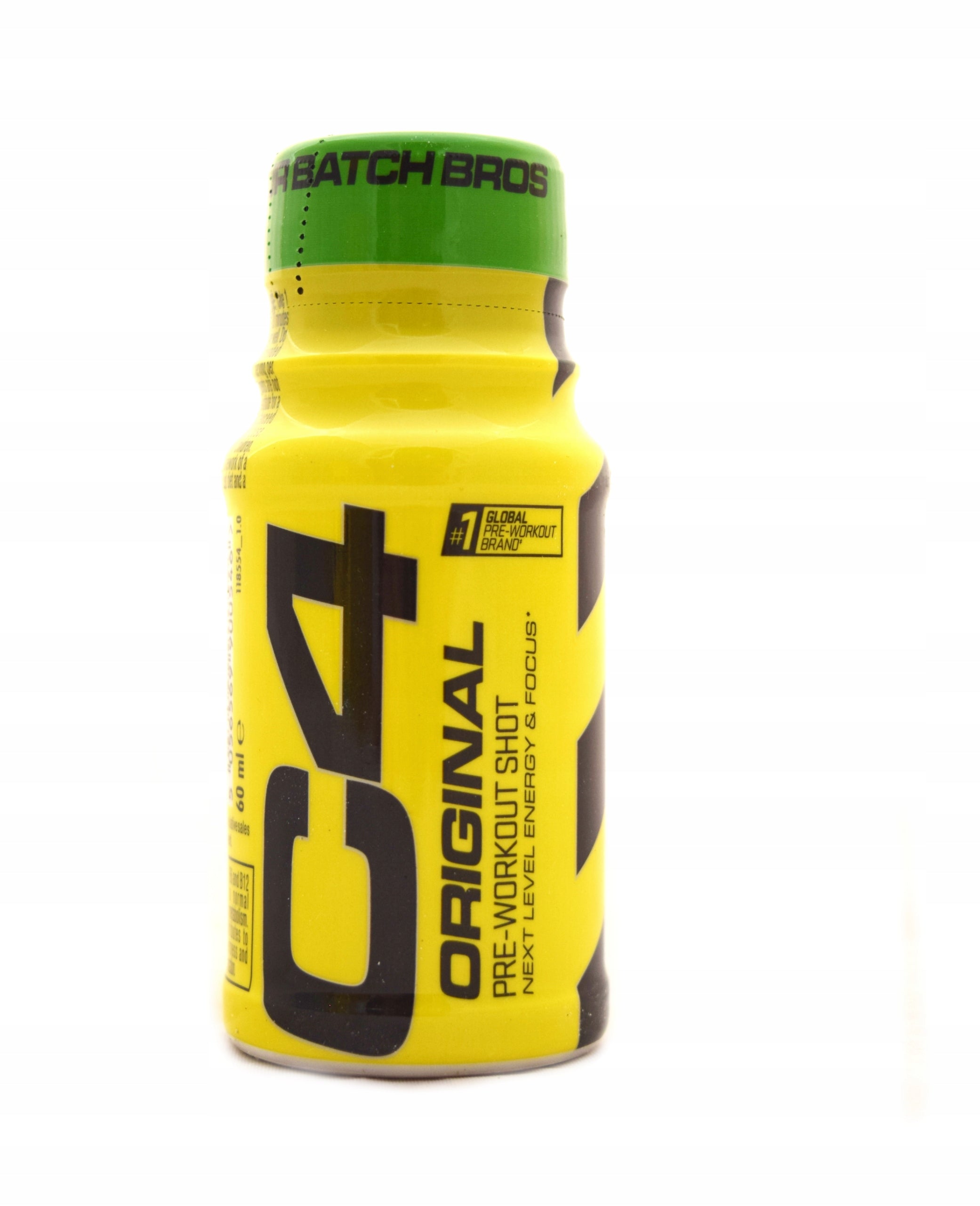 Cellucor C4 Energy Shot 60ml Sour Batch Bros Expiration date at least 3 months from the date of purchase