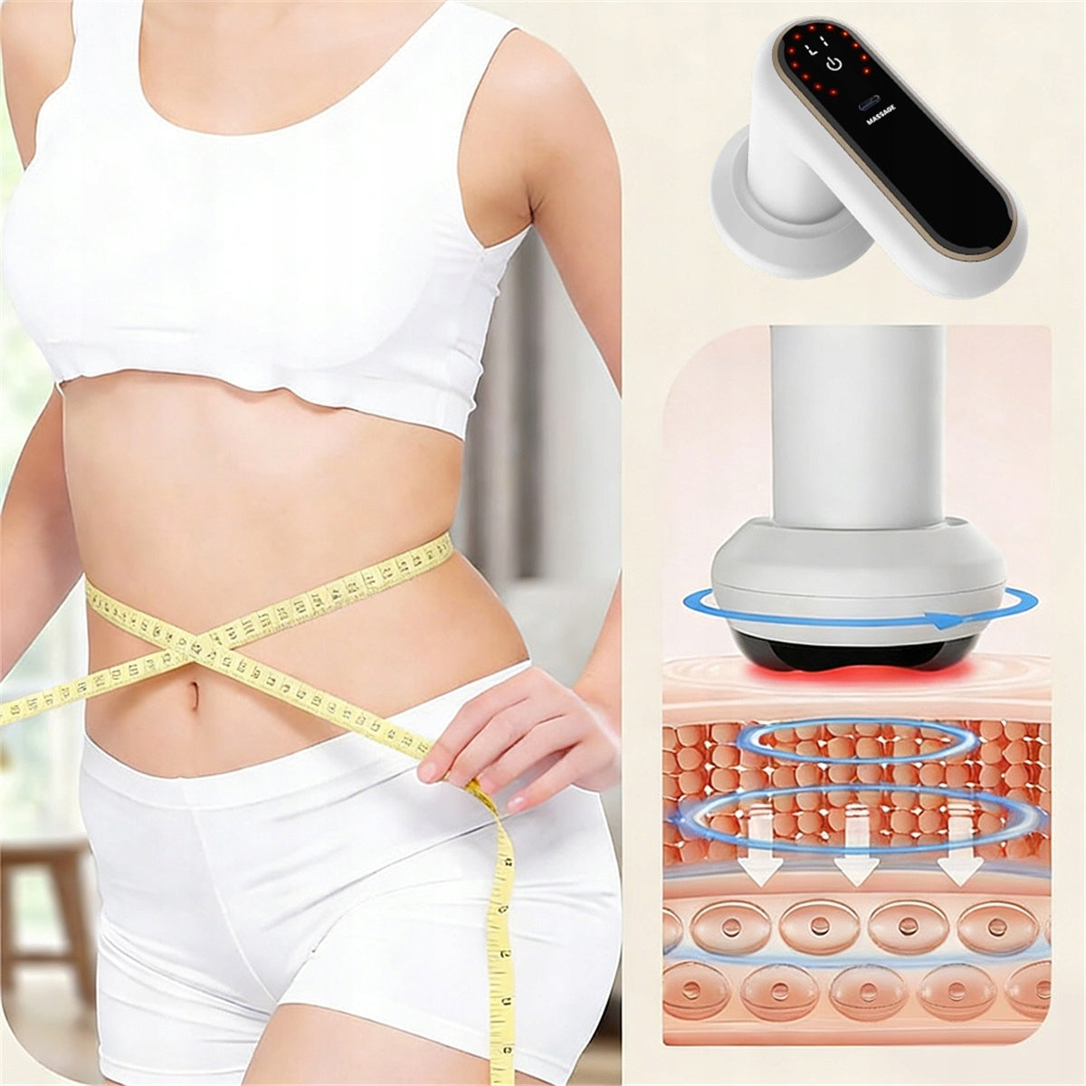 Cellulite Massager Anti-Cellulite Device Folding Silhouette Modeling Packaging status original