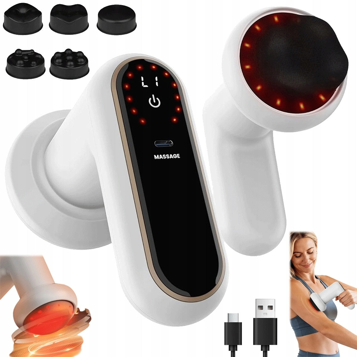 Cellulite Massager Anti-Cellulite Device Folding Silhouette Modeling