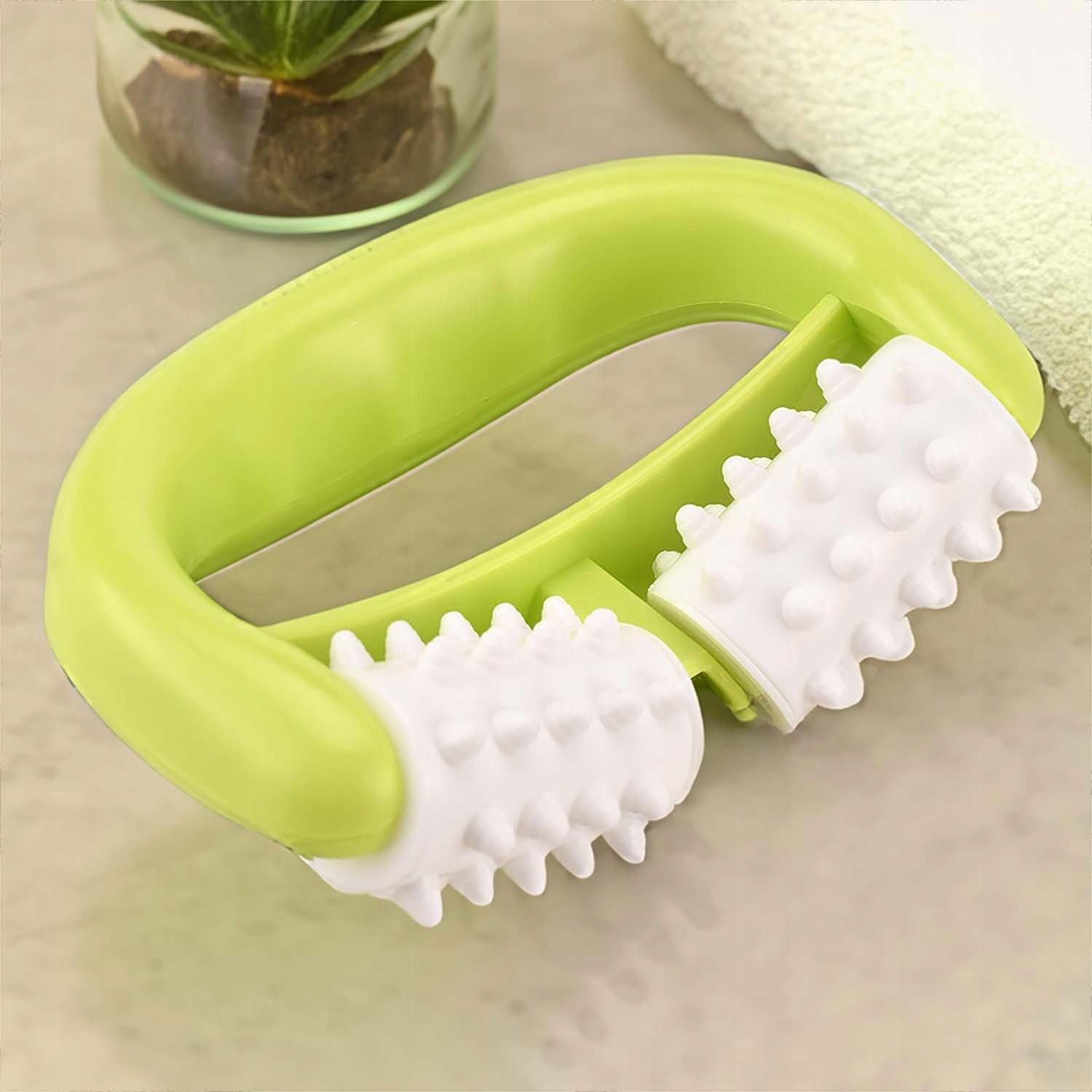 Cellulite Massager Back, Neck, Stomach, Buttocks, Legs, Feet, Arms Color green