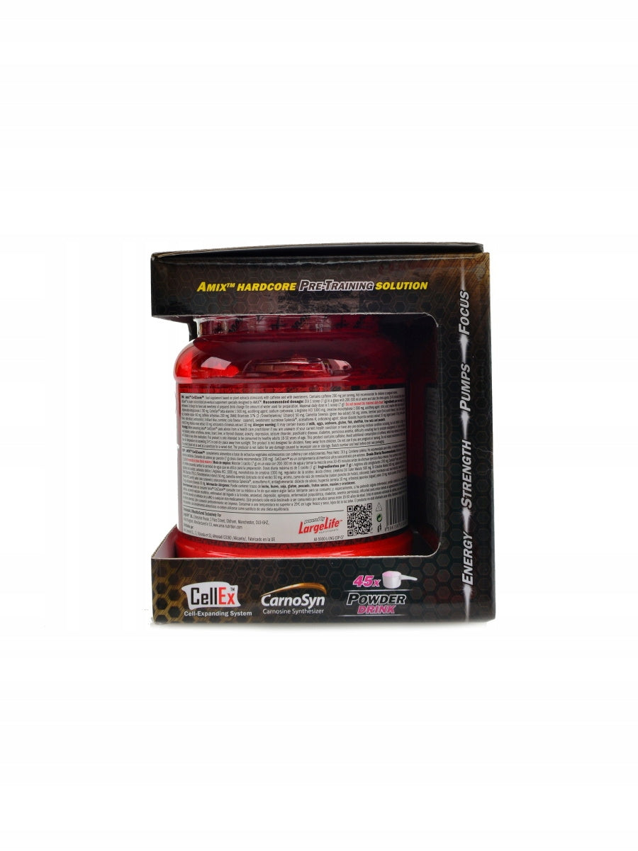 Cellzoom hardcore active 315 g Amix fruit punch Expiration date at least six months from the date of purchase