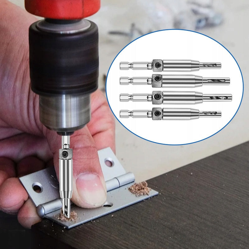 Centering Drill Bit Scoring Drill Bit Self-Centering Set of 4pcs Brand no brand