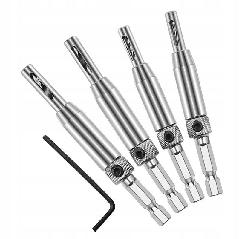 Centering Drill Bit Scoring Drill Bit Self-Centering Set of 4pcs