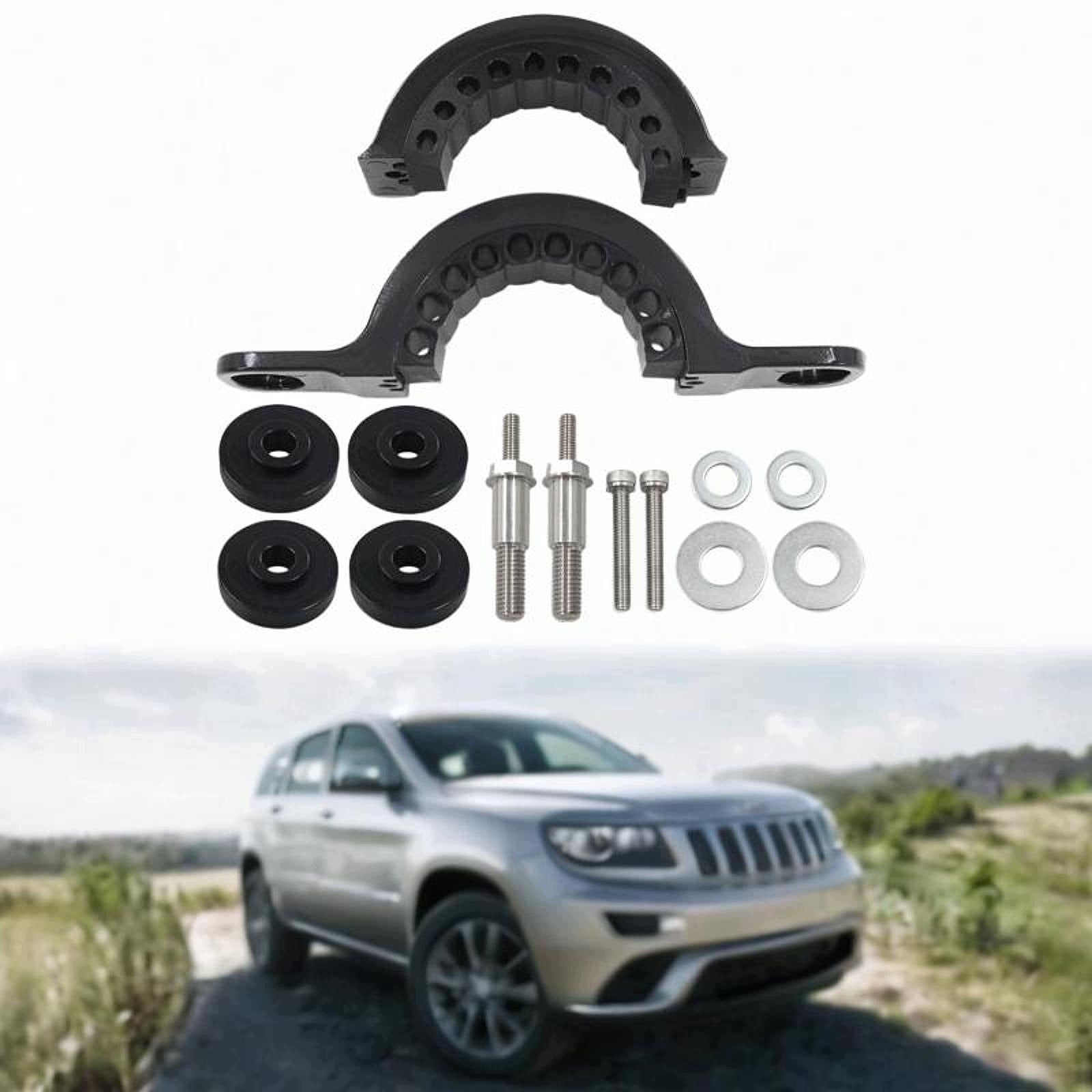 Central Support Bearing Seat Drive Shaft Center Support Bearings Black