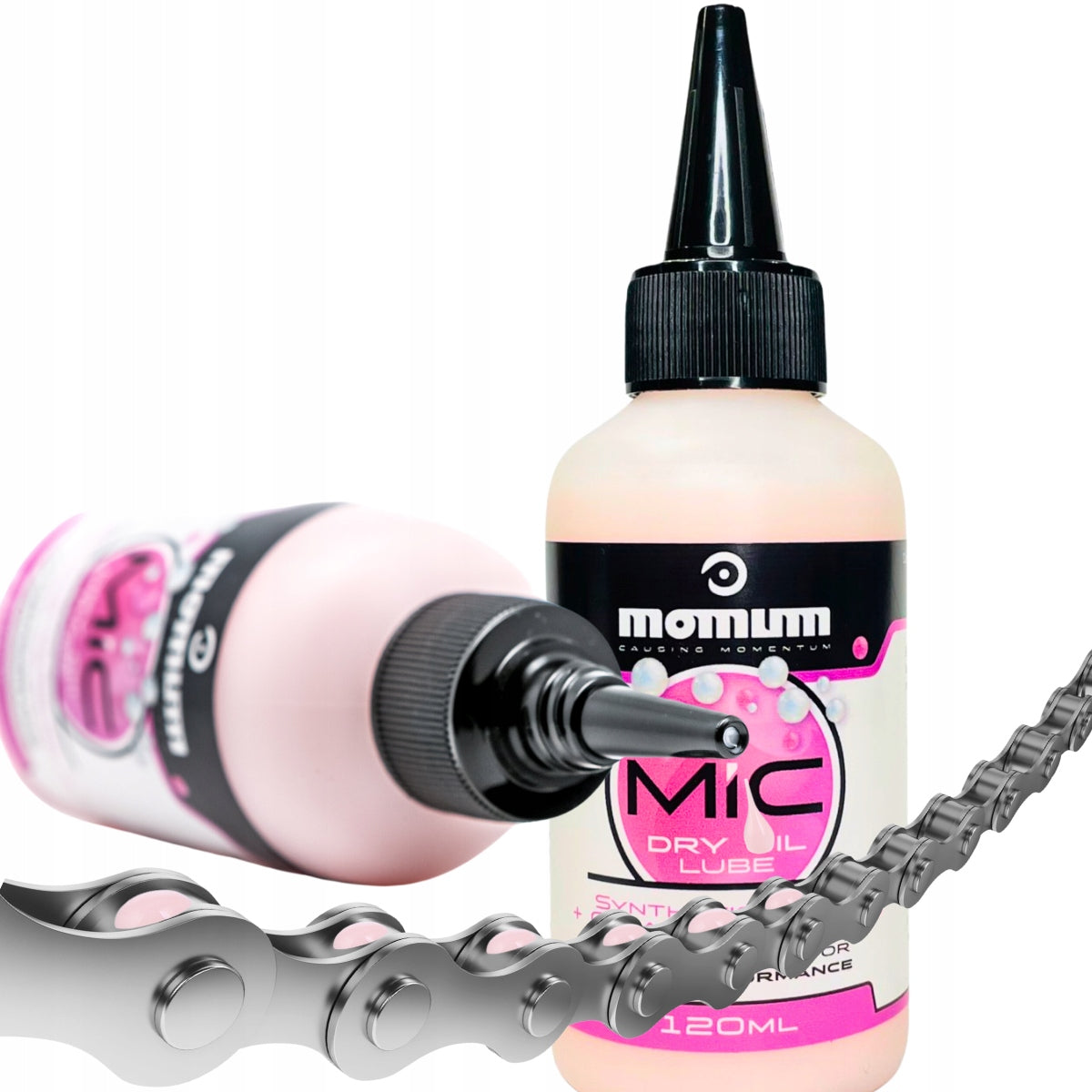Ceramic Chain Oil Momum Mic Dry Oil Ceramic Lube 120ml Packaging status original