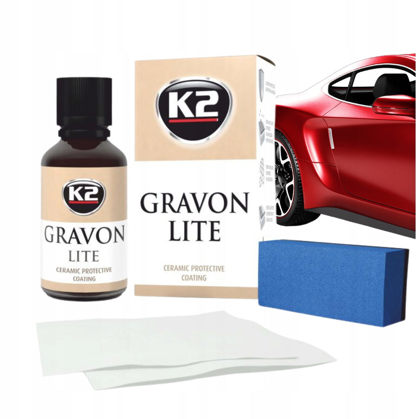 Ceramic Coating for Lacquer K2 Gravon Lite Protection and Shine 2 Layers 30 ml