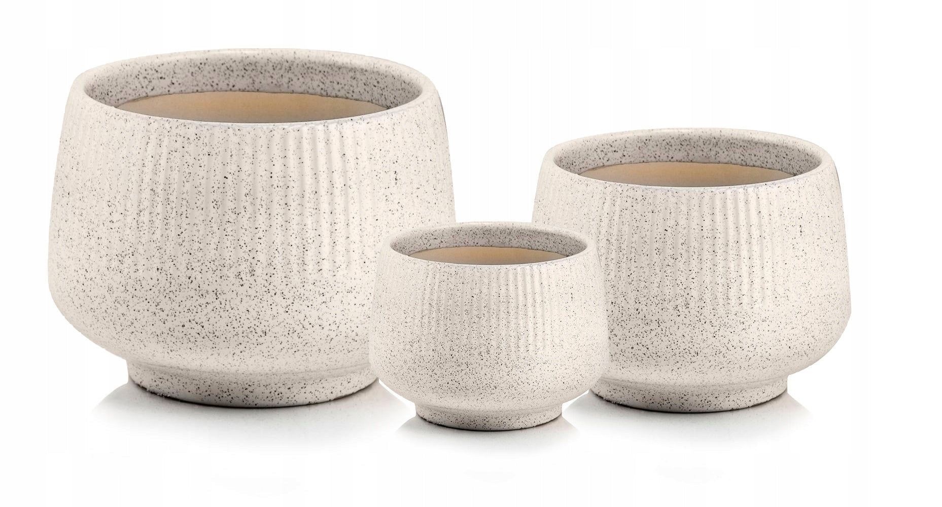 Ceramic Flower Pot Cover 26x18 cm Cream Manufacturer code 01.712.26