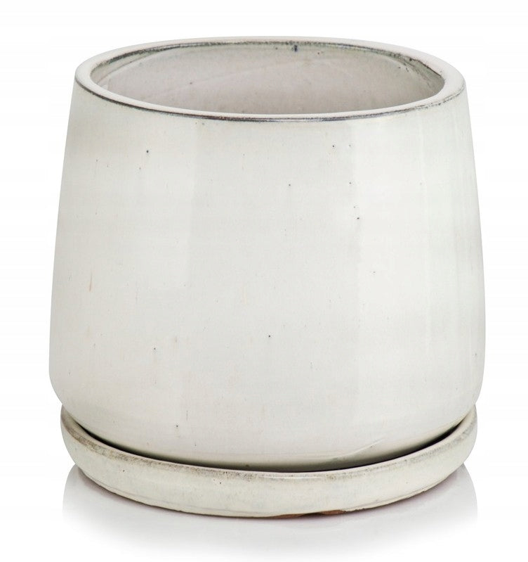 Ceramic Planter with Garden Stand 22x19 cm Cream