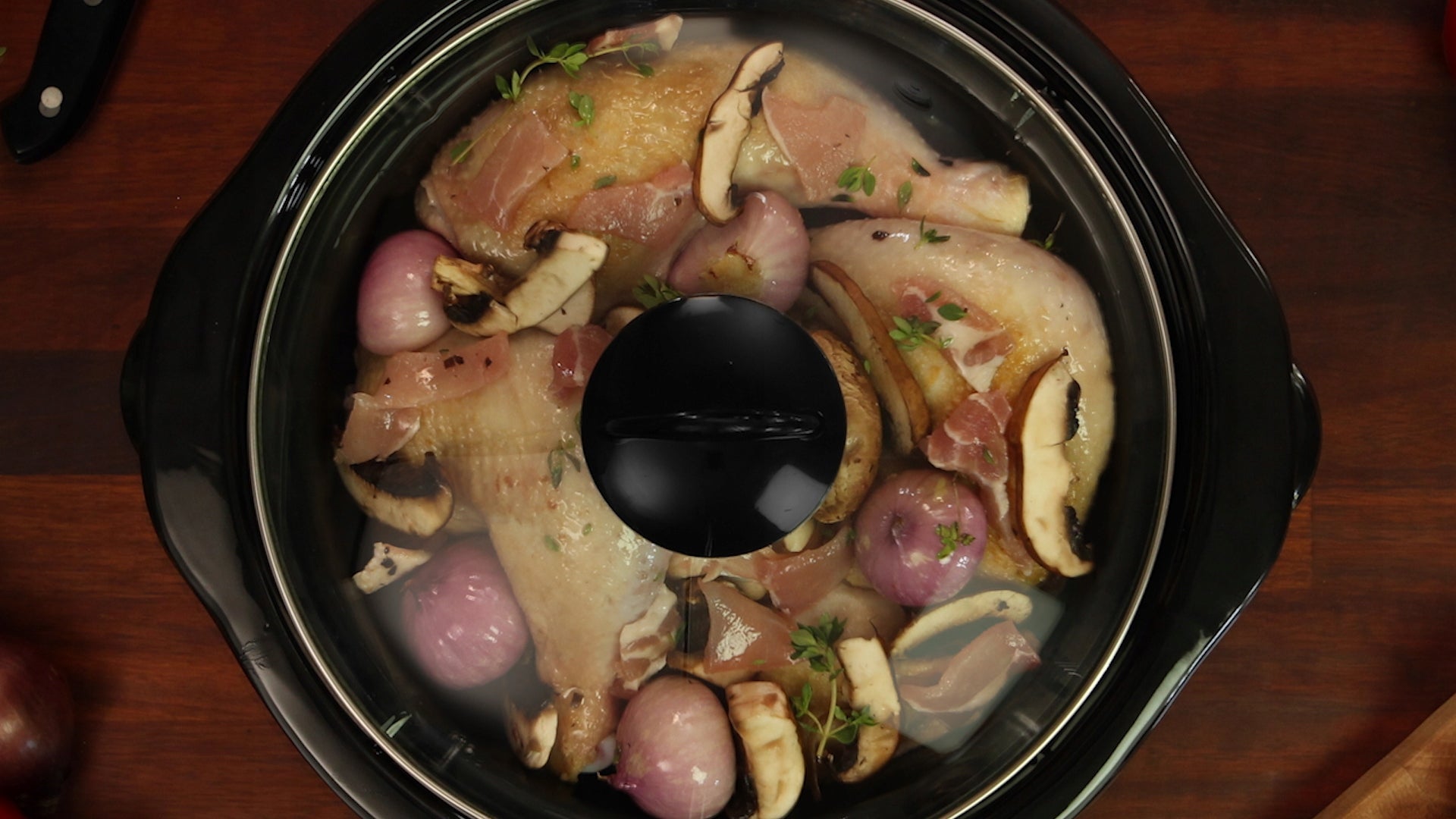 Ceramic Slow Cooker CROCKPOT Electric Pot Free Cooking + RECIPES Capacity 4.7 l