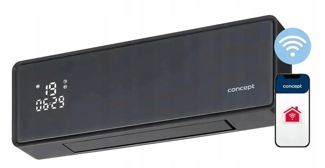 Ceramic Wall Heater Concept QH4100 Grey