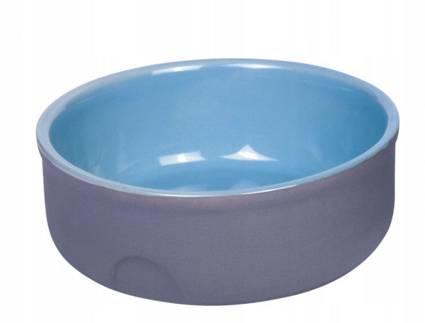 Ceramic bowl Nobby "Feed" blue-gray 0,25l Ø 13x5m