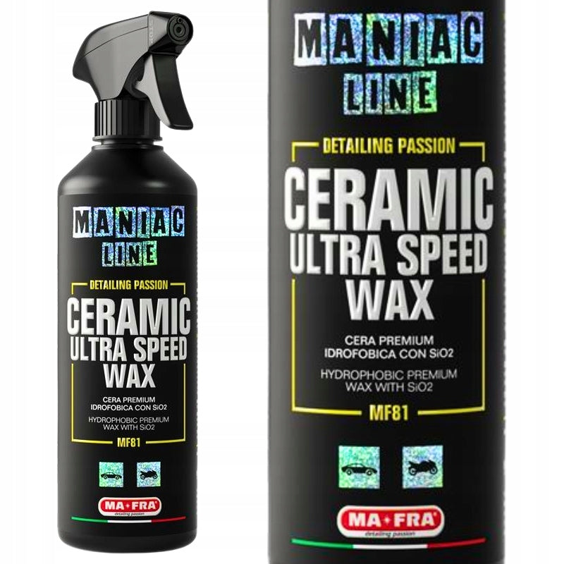 Ceramic car wax spray CERAMIC ULTRA SPEED WAX 500 ml Mafra