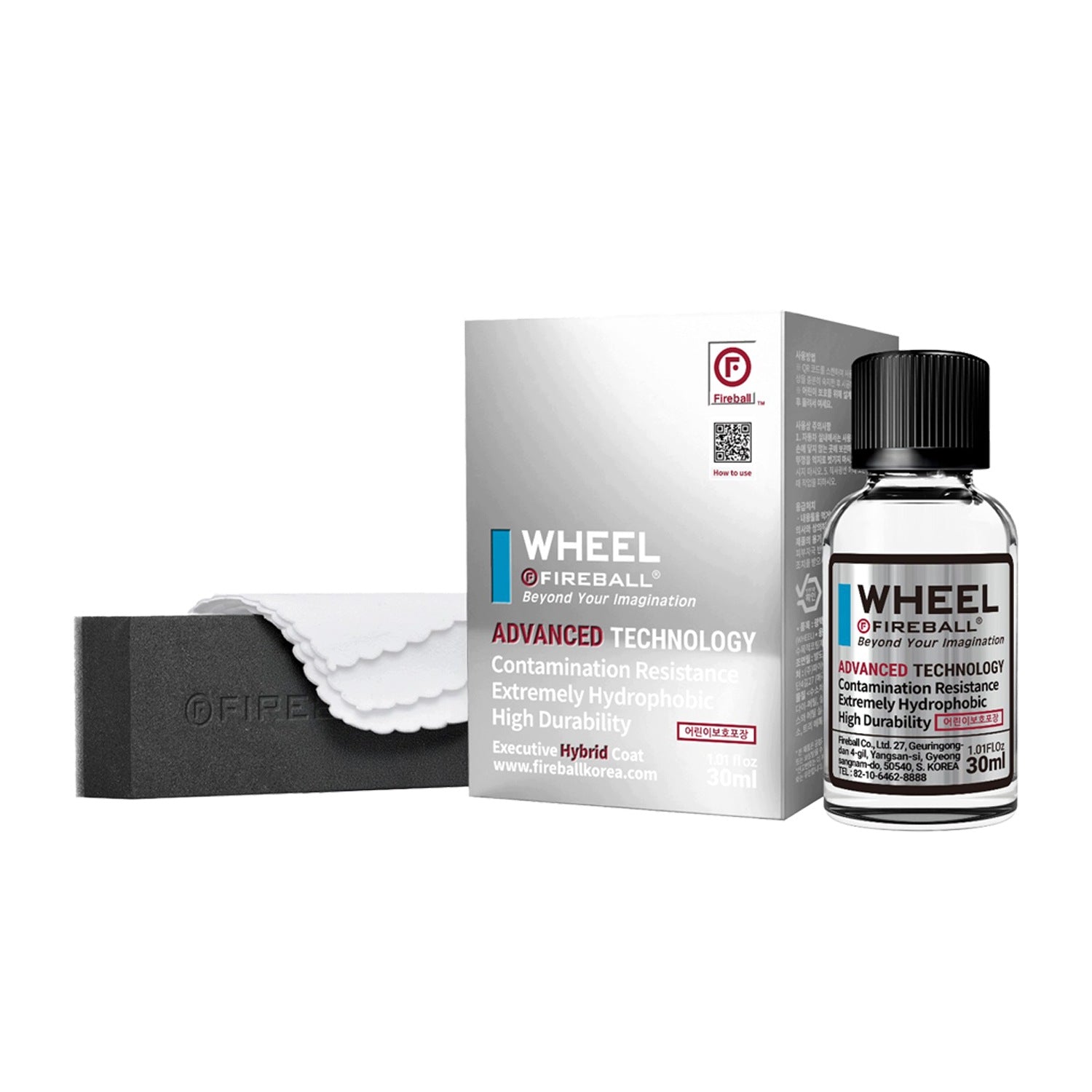 Ceramic coating Fireball Wheel 30 ml to protect rims from sediment Packaging status original