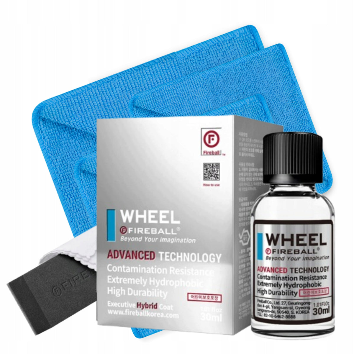 Ceramic coating Fireball Wheel 30 ml to protect rims from sediment