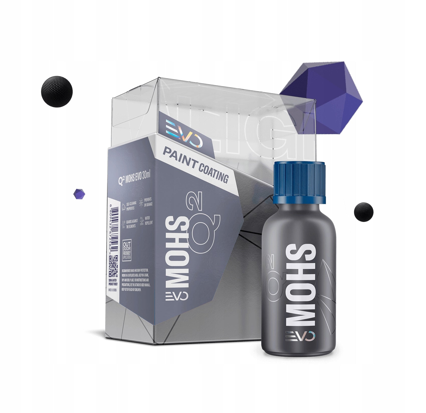 Ceramic coating GYEON Q2 Mohs EVO Light box 50ml