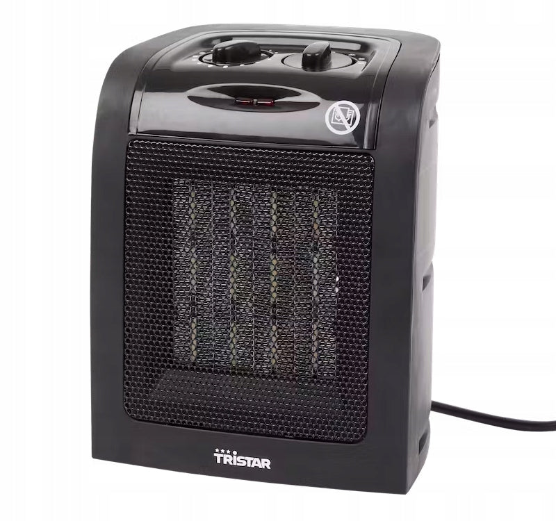 Ceramic electric heater Tristar 1500 W black Farelka