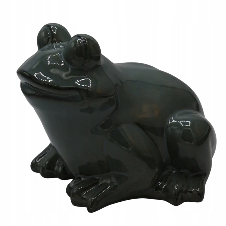 Ceramic frog green frog figurine for decoration 13 cm EAN (GTIN) 5902693604549