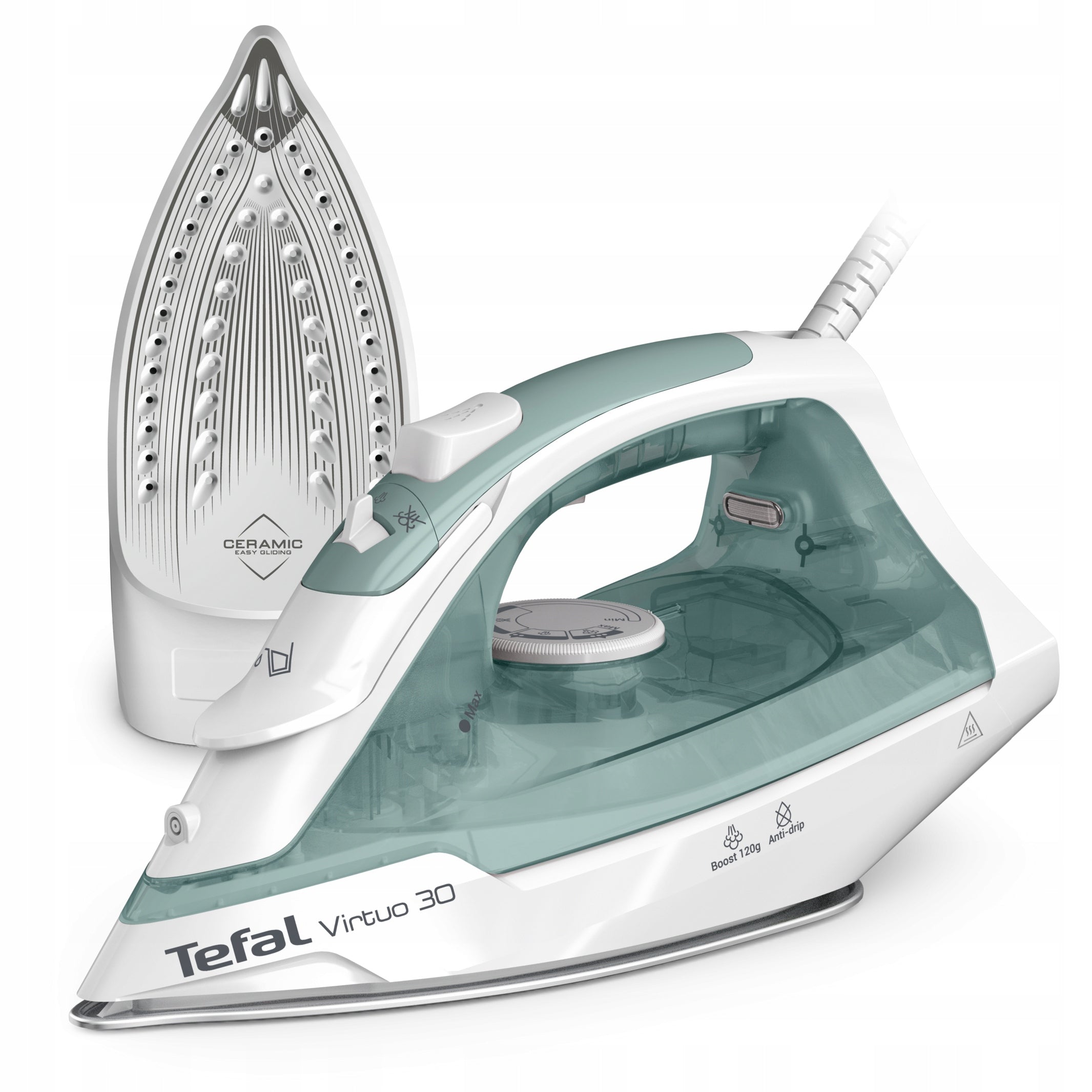 Ceramic steam iron Tefal Virtuo FV2C42 anti-drip 2000W