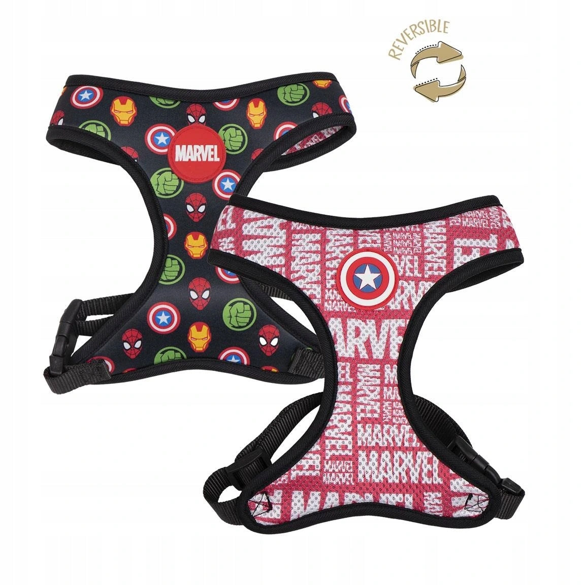 Cerda Marvel - Reversible Dog Harness Avengers - Size XXS/XS