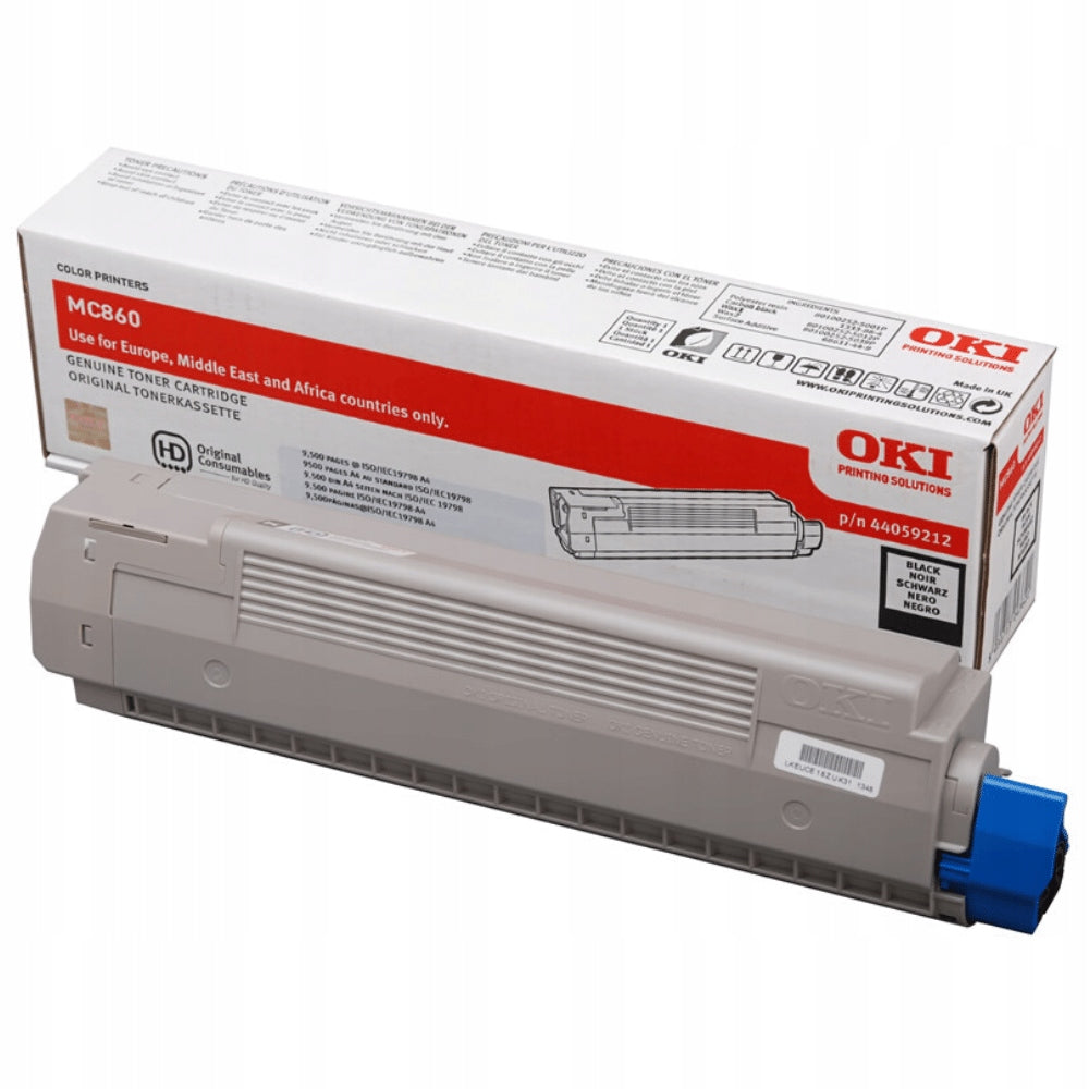 Černý toner OKI MC860 44059212