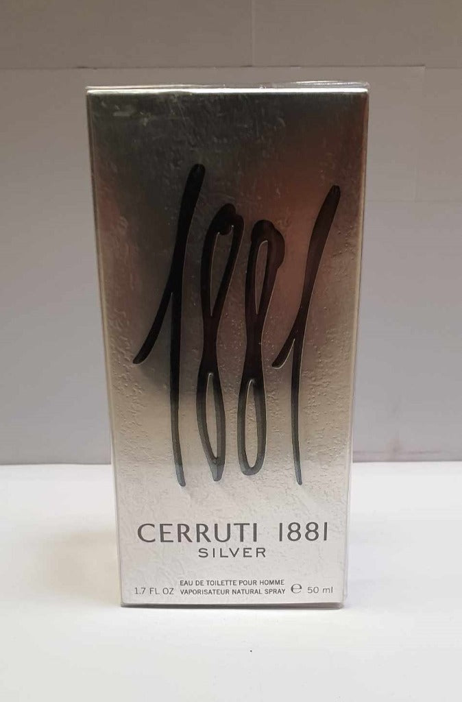 Cerruti 1881 Silver 50 ml EDT old formula release 2020 Packaging status original