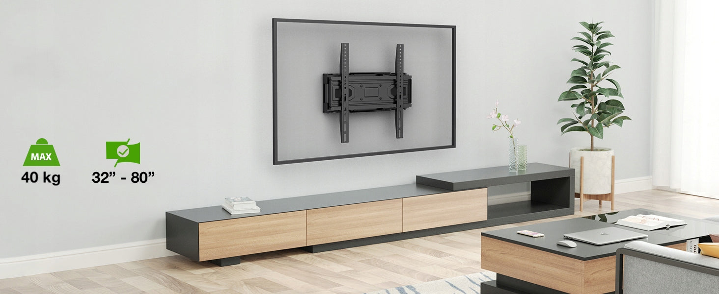 Certified Sturdy Rotating TV Mount TV Hanger 32"-80" VESA Packaging status original