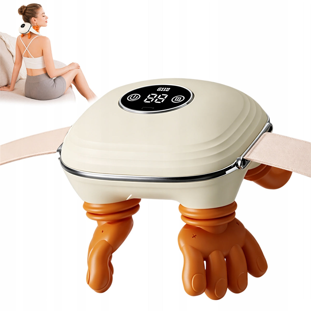 Cervical Spine Massager Portable Neck Massager - Ergonomic Medical device no