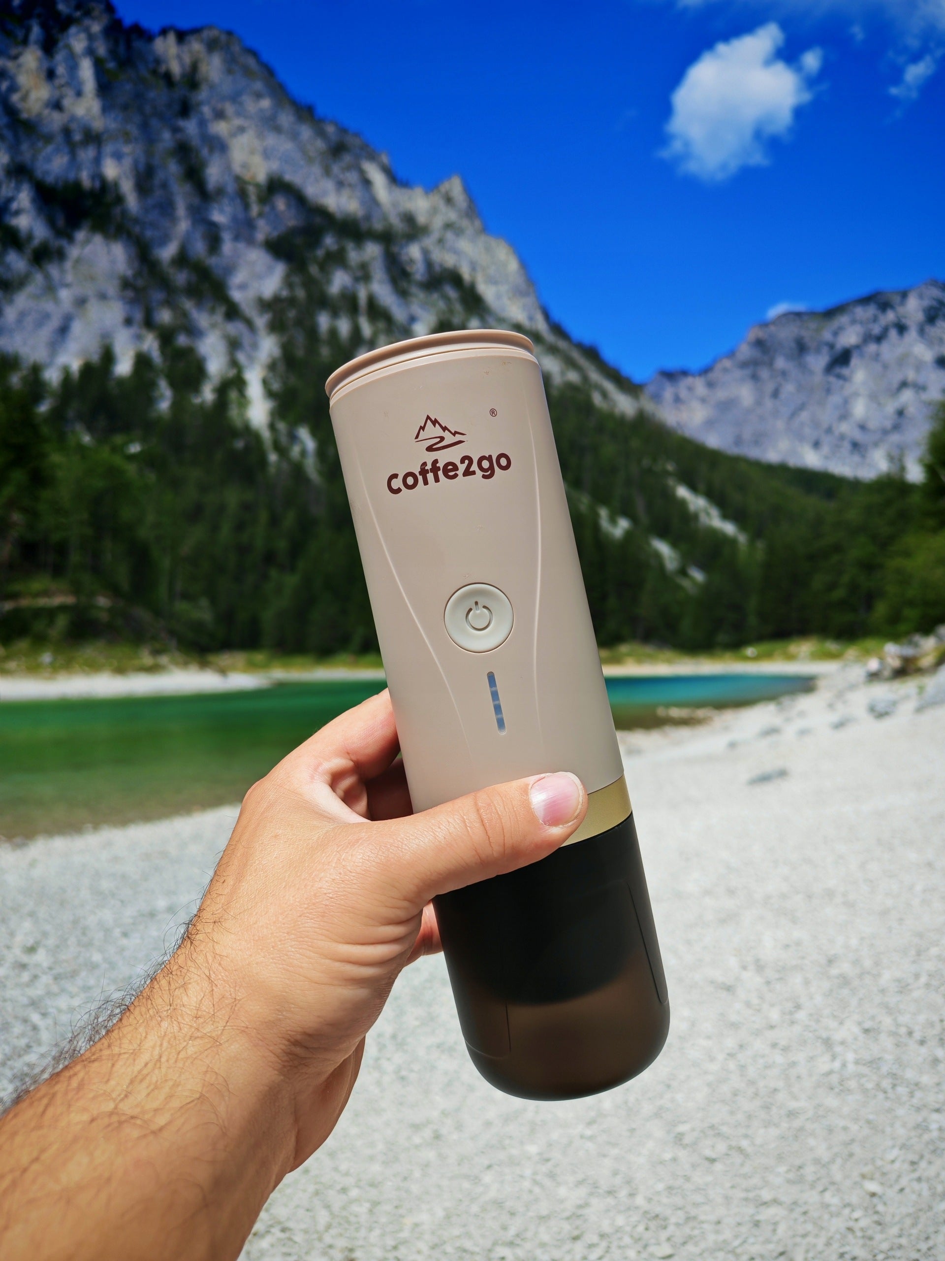 Cestovný prenosný kávovar MOKA GO COFFE2GO PCM90/v02 KHAKI
